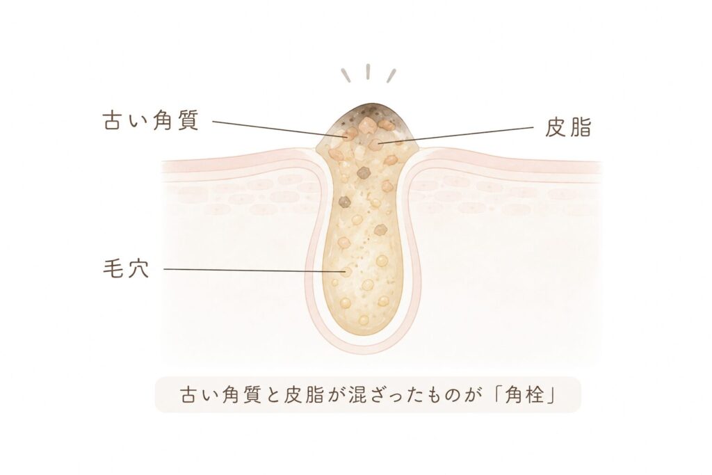 角栓のイメージ画像