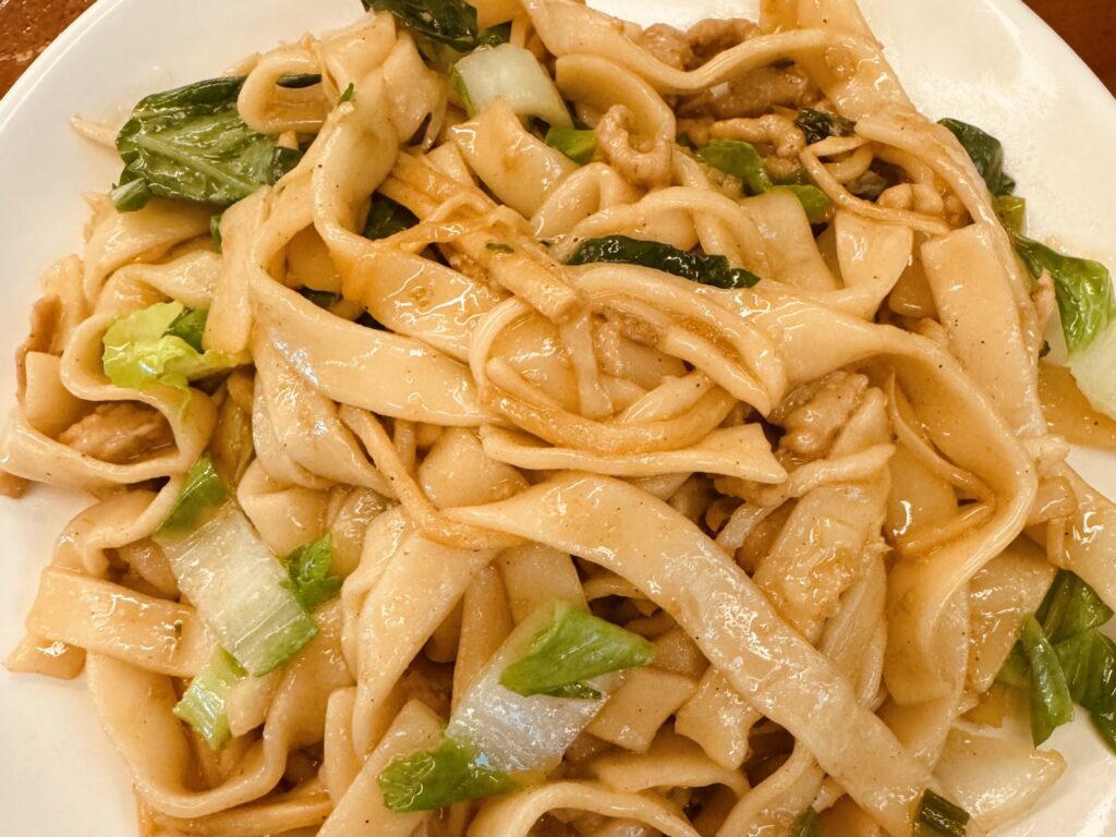 台湾の炒刀削麺