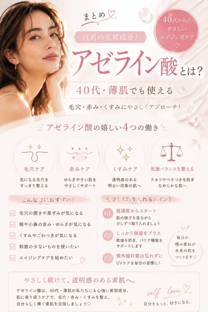 アゼライン酸とはをわかりやすくまとめた画像