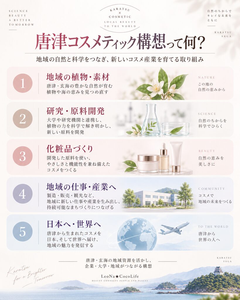 唐津コスメティック思想をわかりやすく説明した画像